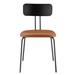 17 Stories Xzaveon Polyurethane Low Back Side Chair Wood/Upholstered in Brown | 30 H x 17 W x 21.5 D in | Wayfair E6558AF9672C46AEBE16EBB0ABC3ABD8