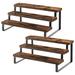 17 Stories Hassell 13.8" W Metal Storage Rack Wood/Wire/Metal in Brown | 6 H x 13.8 W x 9.5 D in | Wayfair 090E517D179E4CC5B2DD54484AD5AEF5