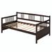 Winston Porter Wadena Solid Wood Daybed in Brown | 35.4 H x 42.3 W x 78.2 D in | Wayfair A9D5963FF3A34F14A47E3769C2483FD1