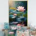 Ebern Designs Lotus Pond At Sunset I On Canvas Print Canvas, Cotton in Green/Pink | 20 H x 12 W x 1 D in | Wayfair 01321D72A19C41759E11C63953CF4442