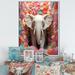 Dakota Fields Elephant Dreams In Colors I On Canvas Print Metal in Gray/Pink | 32 H x 16 W x 1 D in | Wayfair 3F881365D9954380ADBA54229F3420F4