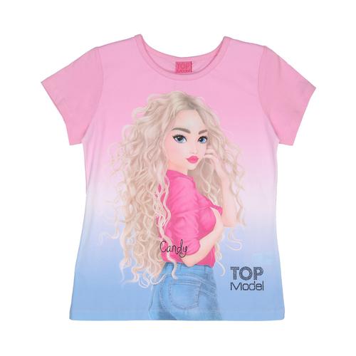 - T-Shirt Topmodel In Pink Frosting, Gr.140