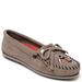 Minnetonka Thunderbird Animikii - Womens 5 Grey Slip On Medium