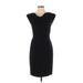 Banana Republic Cocktail Dress - Sheath: Black Solid Dresses - Women's Size 2 Petite