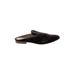 Via Spiga Mule/Clog: Black Solid Shoes - Women's Size 9 - Almond Toe