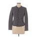 Rebecca Taylor Jacket: Gray Tweed Jackets & Outerwear - Women's Size 6