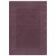 Tapis de salon uni en laine violet 200x290 cm