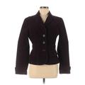 Ann Taylor LOFT Jacket: Short Burgundy Solid Jackets & Outerwear - Women's Size 8