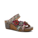 Delight Wedge Sandal - Brown - Spring Step Heels