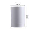 1pc pâte sans trace tasse étagère murale brosse à dents porte-gobelet toilette gargarisme tasse support de rangement sans poinçon lavage tasse organisateur caddy