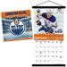 Trends International 2024 NHL Edmonton Oilers Wall Calendar & Magnetic Frame