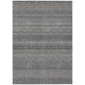 Addison Rugs Chantille ACN527 Gray 10 x 14 Indoor Outdoor Area Rug Easy Clean Machine Washable Non Shedding Bedroom Living Room Dining Room Kitchen Patio Rug