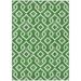 Addison Rugs Chantille ACN621 Emerald 8 x 10 Indoor Outdoor Area Rug Easy Clean Machine Washable Non Shedding Bedroom Living Room Dining Room Kitchen Patio Rug