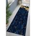 Navy Blue and White Rugs Office Rugs Blue Marble Rug Easy to Clean Rugs Blue and Gold Rug Alcohol Ink Rug Entry Rug Home Decor 3.9 x5.9 - 120x180 cm