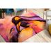 Modern Rugs Animal Rugs Penguins Pastel Painting Rug Colorful Rug Penguin Rugs Outdoor Rugs Office Rugs Runner Rugs Farmhouse Rug 2.6 x6.5 - 80x200 cm