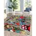 Office Rug Colorful Rugs Large Rugs Outdoor Rugs Soft Rugs Graffiti Rugs Entry Rug Bedroom Rugs Colorful Graffiti Rugs Thin Rug 2.6 x5 - 80x150 cm