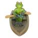 Flower Pot Yard Stakes Decor Pond Ornament Resin Animal Figurine Yard Resin Statue Frogs Statue Floating Decoration Pool Synthetic Resin