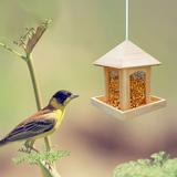 Lmueinov Bird Feeder Outdoor Landscaping Feed Forest Bird Feeding Bird Feeder Feeding Suspension Automatic Bird Feeder Rainproof bird feeder window bird feeder