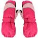 Elainilye Fashion Ski Gloves Toddler Girls Boys Snow Ski Gloves Kids Ski Winter Gloves Waterproof Windproof Children Warm Mittens Pink