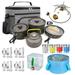 Apexeon Camping Cookware Mess Kit Pot Pan Kettle Set - High-Quality Cooking Gear for Outdoor Enthusiasts