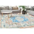 Floral Rug Gift Rugs Bathroom Rugs Floor Rugs Blue Rugs Moroccan Design Rugs Medallion Rugs Large Rug Bedroom Rugs Turkish Rug 1.7 x2.3 - 50x70 cm