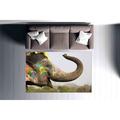 Rug Popular Rugs Safari Rugs Machine Washable Rugs Animal Rug Indoor Rugs Pattern Rug Elephant Rug Personalizeds Rugs Farmhouse Rug 2.3 x3.3 - 70x110 cm