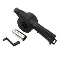 Portable Barbecue Fan BBQ Tools Fire Bellows Tools Black Picnic Camping Accessories Hand-cranked Air Blower Black