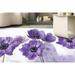 Corridor Rugs Flower Rugs Purple Rug Purple Flower Rugs Popular Rugs Botanical Rug Gift Rugs Easy To Clean Rugs Bedroom Rugs 3.3 x5 - 100x150 cm