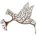 Outdoor Hummingbird Decor Hummingbirds Pendant Metal Wall Art Hanging Decorations Iron