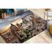 Cappadocia Rug View Rugs Popular Rugs View Rugs Area Rug Winter Landscape in Cappadocia Rug Brown Tones Rug Housewarming Gift Rugs 2 x3 - 60x90 cm