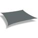 Sun Shade Sail 16.5 x 13 Sand Rectangle Canopy UV Block Cover for Outdoor Patio Backyard Garden Waterproof Beige