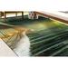 Landscape Rug Bamboo Rug Easy to Clean Rug Cute Rug Modern Rugs Rugs Green Landscape Rugs Entry Rugs Office Decor Rug Home Decor 2.6 x4 - 80x120 cm