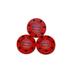 Mylec Inline Hockey Puck Made with PVC Nylon Glides Best for indoor use on tile (Red 110gm Pack of 3)