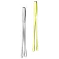 2 Pcs Barbecue Clamp BBQ Tongs Tweezers Salad Stainless Steel Food Serving Pastry