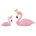 2 Pcs Flamingo Ornament Models Flamingo Decor Flamingo Model Adornments Flamingo Figure Home Supplies Flamingo Model