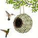 Hummingbird Nest House Humming Bird Houses For Outside Hanging Bird House For Garden Window Outdoor Home Decoration Diy Woven Bird House Gardening Decorative Bird Nest