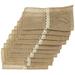 40 Pcs Kitchen Utensils Table Decoration Storage Pouch Burlap Lace Cutlery Pockets Storage Bag for Cutlery Jute Tablecloth M