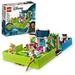 LEGO Disney Peter Pan & Wendy s Storybook Adventure 43220 Portable Playset with Micro Dolls and Pirate Ship Travel Toy for Kids ages 5 Plus