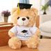 23CM Colorful Bear Plush Animals Toys Doll Soft Stuffed Teddy Bears for Girls Wedding Baby Shower Toy Birthday Gift Child Kids 02