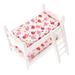 Mini Bunk Bed Decor Doll House Bed Toy Bed Miniature Bunk Bed Mini House Bunk Bed