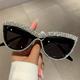Sparkling Rhinestone Cat Eye Sunglasses for Women and Men - UV400 Protection and Fashionable Club Party Favors