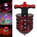 Dsseng 2/1Pcs Light Up Spining Top Toy LED Flashing Tops for Kids Party Favors Music UFO Novelty Glow Top Spinner Toy for Christmas Party Supplies Goodie Bag Fillers