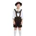 TAIAOJING Baby Boys Girls Clothes Outfit Toddler 4PC Stage Suit 1PC Top+1PC Bib Short+1PC Hat Children Traditional Festival Embroider Suspender Suit 9-10 Years