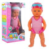 AntiGuyue Lifelike Baby Doll Electric Newborn Dolls Swimming Pool Full Body Baby Doll