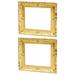 Golden Frame House Decorations for Home Clapping Monkey Toy Child 2 Pcs Miniature Small Photo Plastic Childrens Toys Vintage