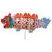 Chinese Colorful Dragon Paper Cut Dance Decoration New Year Spring Festival Lantern Hanging Handheld Props (49-3 Holding Red) Household Photo Style