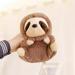 Soft Ferry Plush Baby Sloth Toy Stuffed Kawaii Roll Up Boby Red Panda Raccoon Alpaca Hamster Dinosaur Koala Cuddly Appease Doll about 16cm Sloth