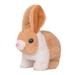 TNOBHG Soft Smooth Plush Toy Electric Plush Toy Interactive Walking Bunny Toy Realistic Rabbit Plush Stuffed Toy for Children Electric Plush Bunny Toy