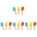 12 Pcs Baby Handle Castanet Toys Musical Instrument Toy Baby Instruments Children Castanet Toy Percussion Toy Baby Child