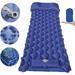 Camping Sleeping Pad-Mat with Air Pillow and Built-in Foot Pump Ultralight Inflatable Lightweight and Foldable TPU Camping Air Beach Mat The Best Sleeping Pad for Backpacking Hiking Beach